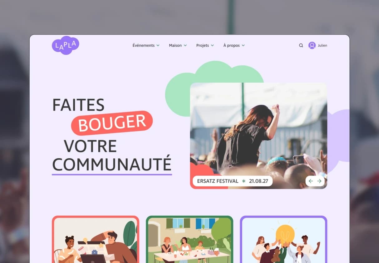 Projet de plateforme communautaire — Thimoo