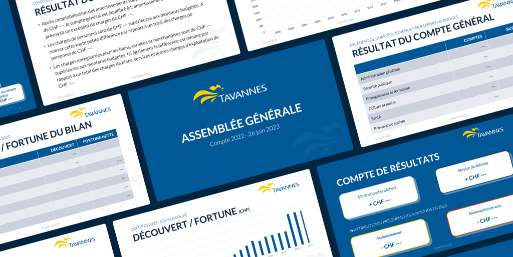 Un modèle Powerpoint pour ses rapports annuels et autres présentations — Tavannes